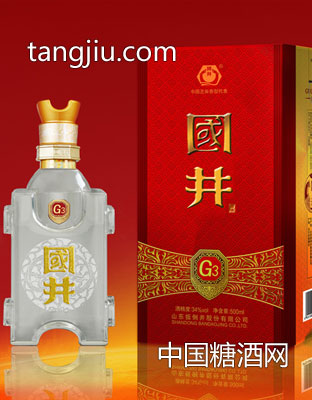 32度國井G3-芝麻香白酒低度500ml特產禮品白酒