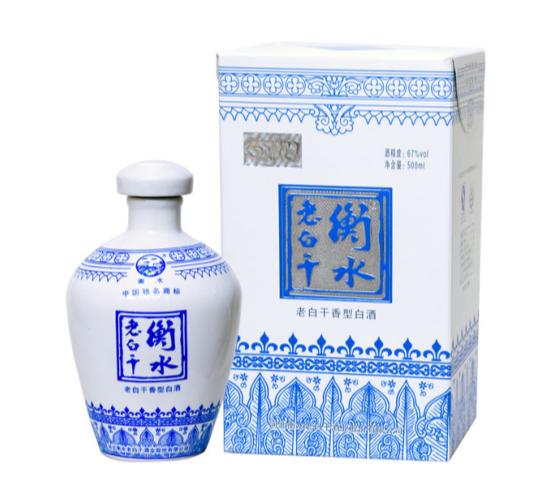 老白干白酒藍(lán)花瓶67度