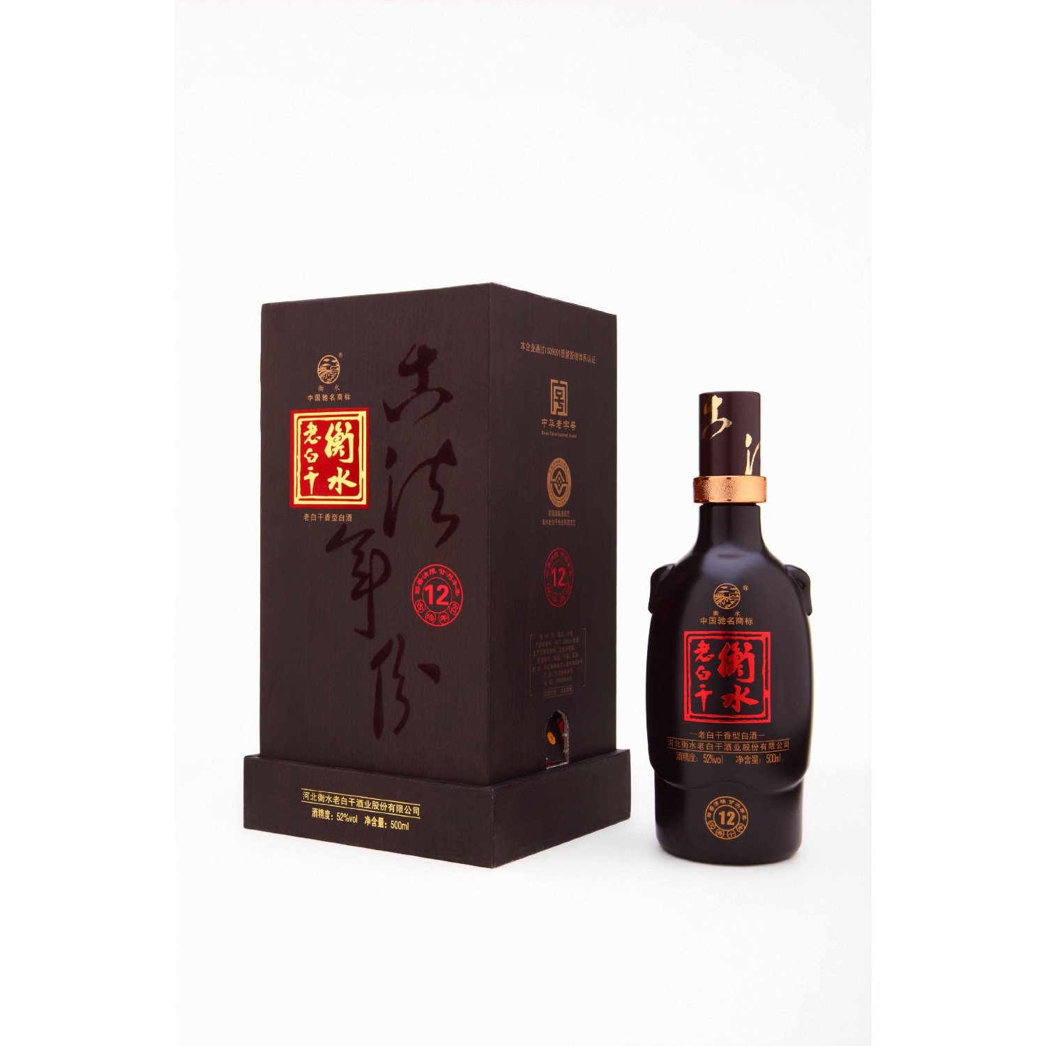 老白干白酒古法十二年52度