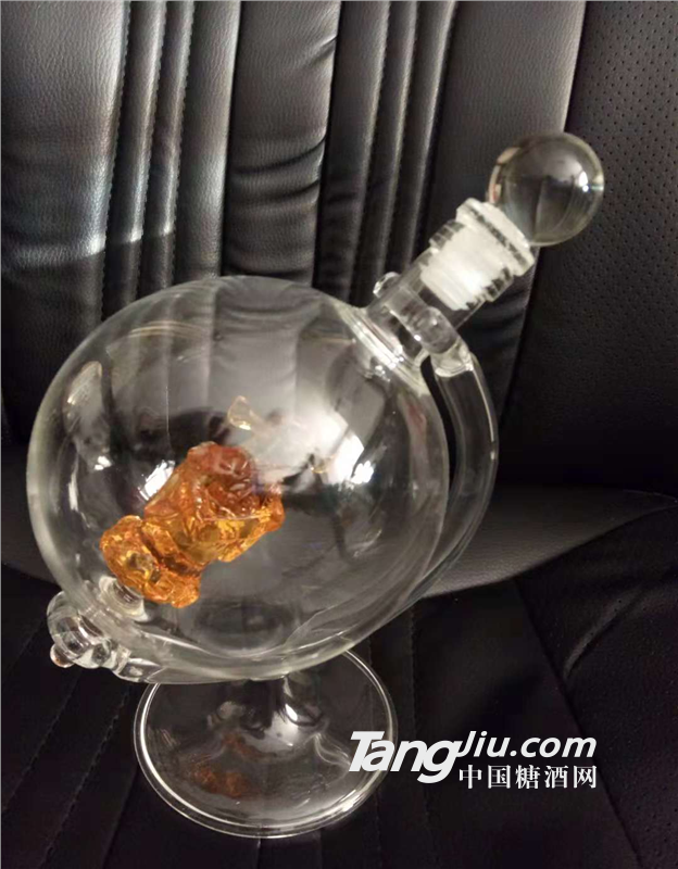 玻璃地球儀創意財神地球儀工藝酒瓶玻璃白酒瓶