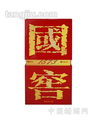 60度國窖1573紅瓷瓶08版