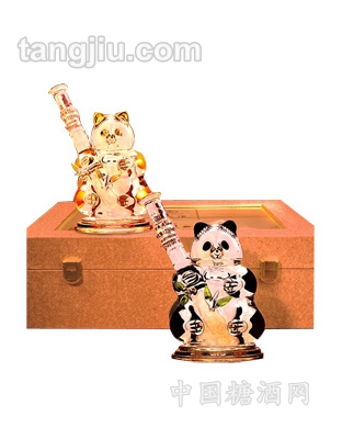 五糧液52度熊貓造型酒