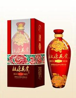杜康花瓶紅花五星酒