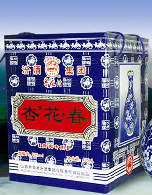 青花瓶杏花春（老）