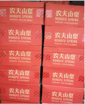 供應杭州農夫山泉代理商批發小瓶380ML礦泉水