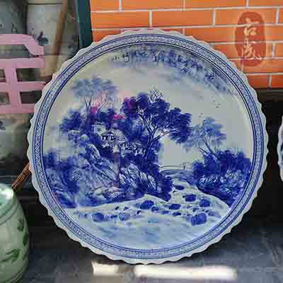 供應海鮮大瓷盤 分格大菜盤 酒店大掛盤