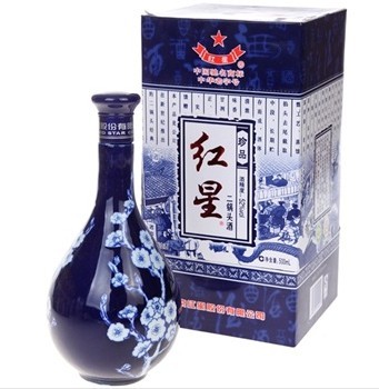 紅星藍花瓶珍品二鍋頭 52度 500ml 原裝正品 假一賠十