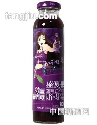 盛夏果實藍(lán)莓果汁