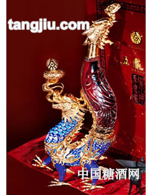 五糧液御用景泰藍-龍鳳呈祥750ml
