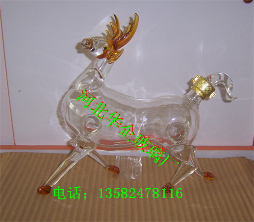 供應新品工藝麒麟酒瓶