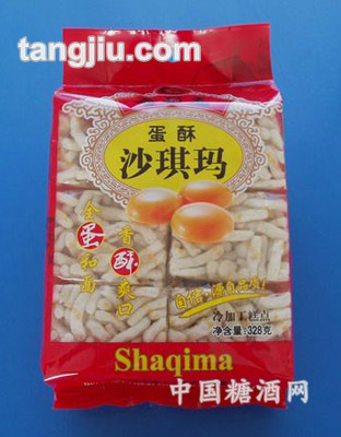蛋酥沙琪瑪328克