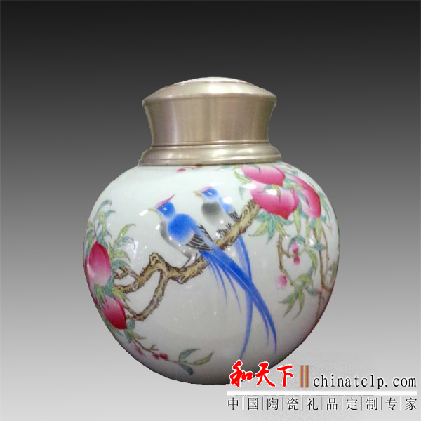 陶瓷茶葉罐 景德鎮茶葉罐定做 景德鎮茶葉罐定做廠家
