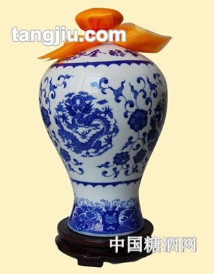 金醇古青花瓶2500ml