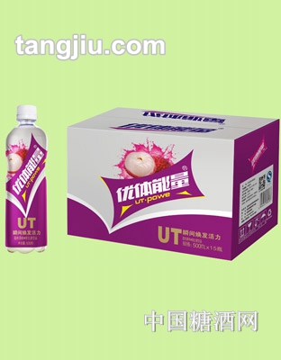 優體能量荔枝味活力型運動飲料