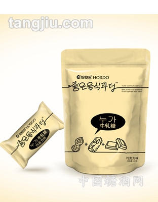 好食多100g牛軋糖袋裝（巧克力味）