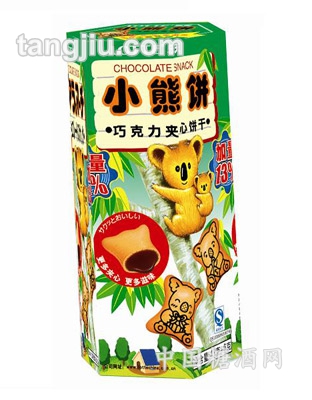 樂天小熊餅（巧克力夾心）49g