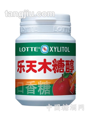 樂天木糖醇口香糖(蘋果薄荷)66g