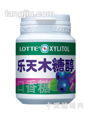 樂天木糖醇口香糖(藍莓薄荷)66g