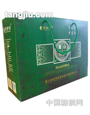 綠美特黃山特產珍品健康禮盒