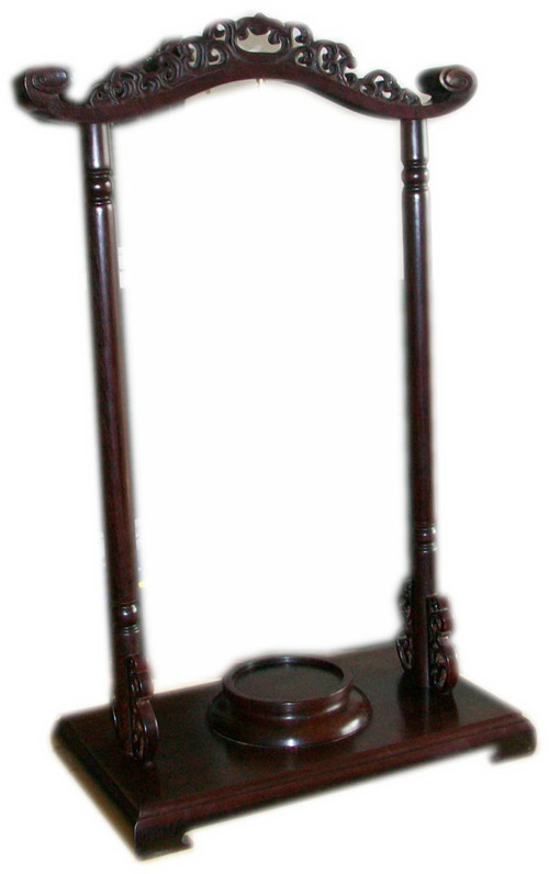 供應紅木國窖酒展架，木制酒展架