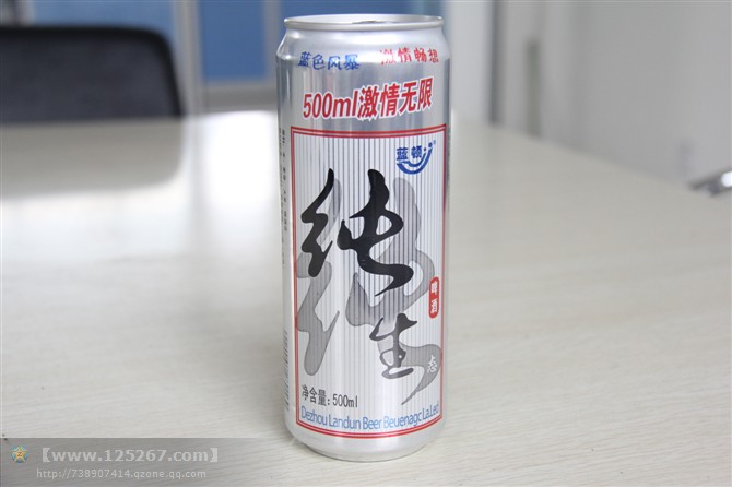 500ml藍(lán)頓純生啤酒
