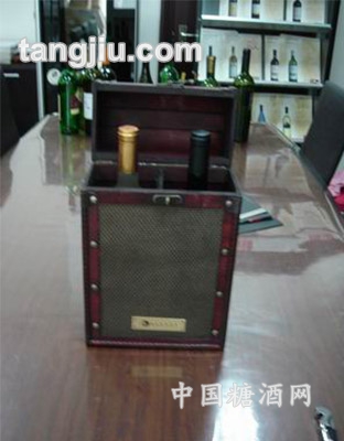 仿皮具雙只禮盒