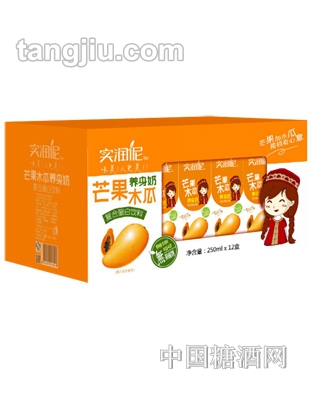 實潤伲芒果木瓜飲料禮盒裝250ml