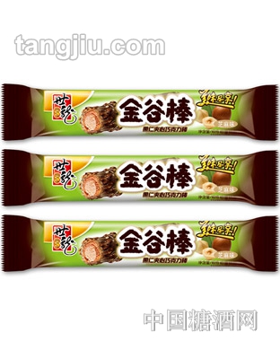 世龍金谷棒-果仁夾心巧克力棒-芝麻味
