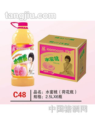 8 品名:水蜜桃(荷花瓶) 規(guī)格:2.5Lx6瓶