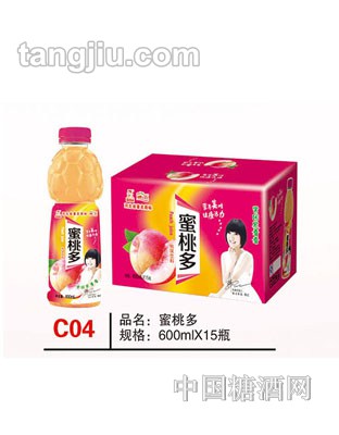 C04 品名:蜜桃多 規(guī)格:600mlx15瓶