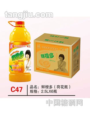 7 品名:鮮橙多(荷花瓶) 規(guī)格:2.5Lx6瓶