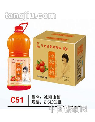 C51 品名:冰糖雪梨 規(guī)格:2.5Lx6瓶