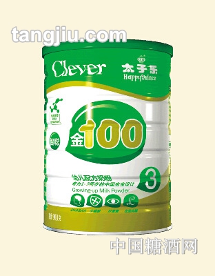 太子樂智聰金100系列幼兒配方奶粉(3階段)