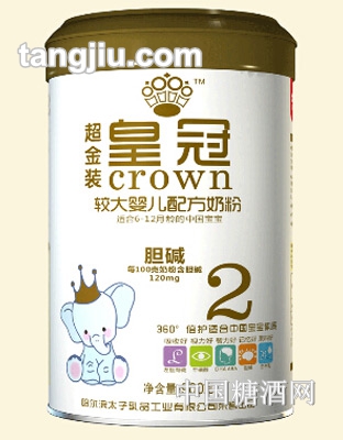 太子樂皇冠超金裝較大配方奶粉（2階段）