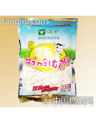 保牛258g草莓味雙色奶貝