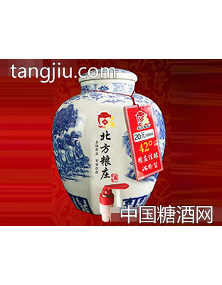北方糧莊青花瓶壇酒·42度糧莊佳釀