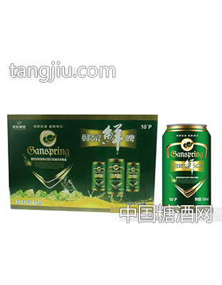 贛泉鮮啤10度326ML