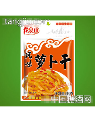 龍泉山風味蘿卜干80克