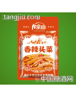 龍泉山香辣頭菜70克