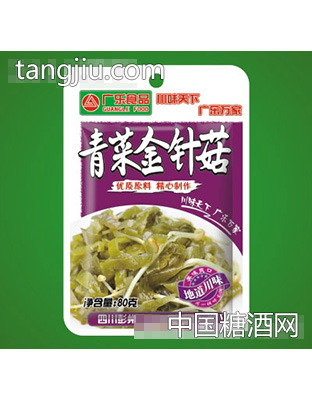 青菜金針菇80克