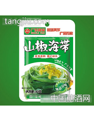 山椒海帶80克