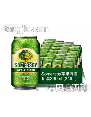 嘉士伯自然泡Somersby蘋果汽酒罐裝330m