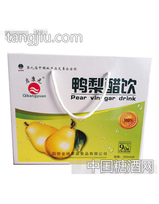 啟康元鴨梨醋飲330ml×6瓶