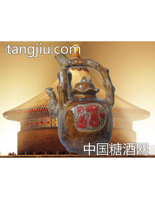 陶瓷酒根雕酒壺