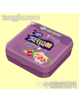 漢氏貝健無糖薄荷糖草莓味