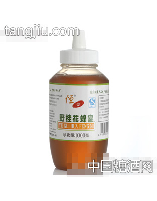 恒亮野桂花蜂蜜1000克