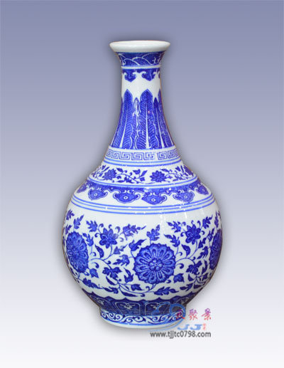 景德鎮陶瓷酒壇 青花山水釉下彩三斤裝陶瓷酒瓶 泡酒瓶