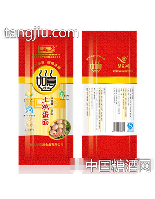 如意面180g裝土雞蛋面