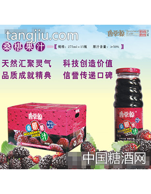 魯桑源桑椹果汁箱裝275mlx15瓶