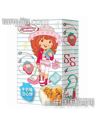草莓女孩注心餅(牛奶味)